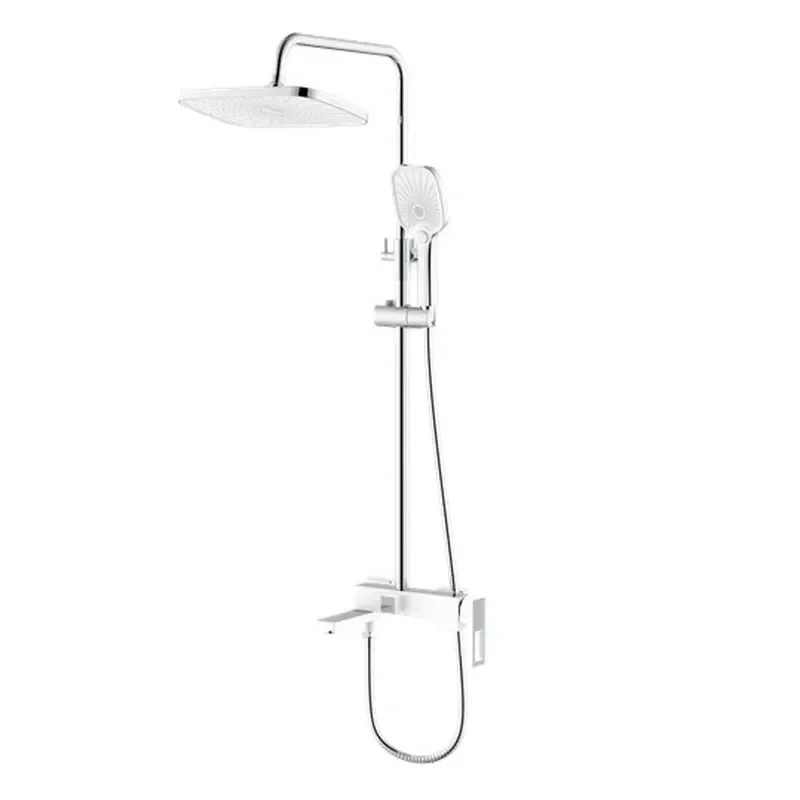 Душевая колонна Mixxus Premium WALTER 009-J WHITE-CHROME со смесителем (MI6622)
