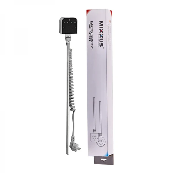 ТЭН электрический Mixxus TEH-0203 CHROME для полотенцесушителей 300W (цвет хром) (MI6634)