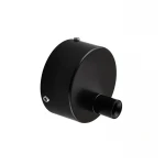 Чашка декоративна Mixxus TCC-01 BLACK (кругла) для маскування кабелю (колір чорний) (MI6638)