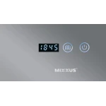 Зеркало Mixxus HARD MR06-50x80-CASE с Led Touch, Anti-fog, димером, регулятором яркости, часами (MI6657)