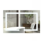 Дзеркало Mixxus HARD MR07-80x50 з LED Touch, Anti-fog, димером, регулюванням яскравості (MI6658)