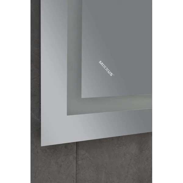 Дзеркало Mixxus TALL MR08-80x60-REVERSE з LED Touch, Anti-fog, димером, регулюванням яскравості (MI6659)
