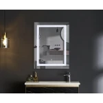 Дзеркало Mixxus TALL MR08-80x60-REVERSE з LED Touch, Anti-fog, димером, регулюванням яскравості (MI6659)