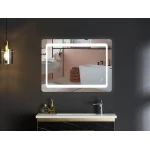 Дзеркало Mixxus TWEE MR09-80x60-REVERSE з LED Touch, Anti-fog, димером, регулюванням яскравості (MI6660)