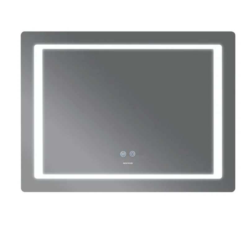 Дзеркало Mixxus STYLE MR13-80x60-REVERSE з LED Touch, Anti-fog, димером, регулюванням яскравості (MI6666)