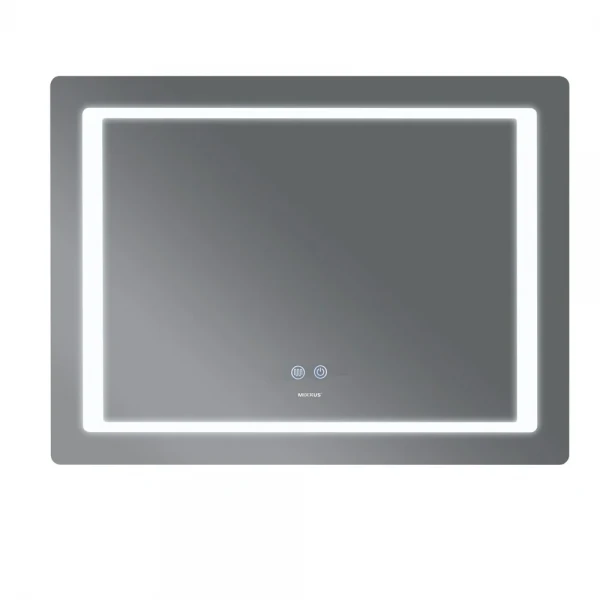 Зеркало Mixxus STYLE MR13-90x70-Reverse с Led Touch, Anti-fog, димером, регулятором яркости (MI6667)
