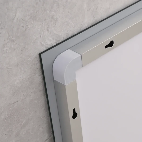Зеркало Mixxus WARM MR02-70x50 с Led Touch, Anti-fog, димером, регулятором яркости, часами (MI6668)