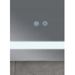 Дзеркало Mixxus WARM MR12-70x50-REVERSE з LED Touch, Anti-fog, димером, регулюванням яскравості (MI6670)