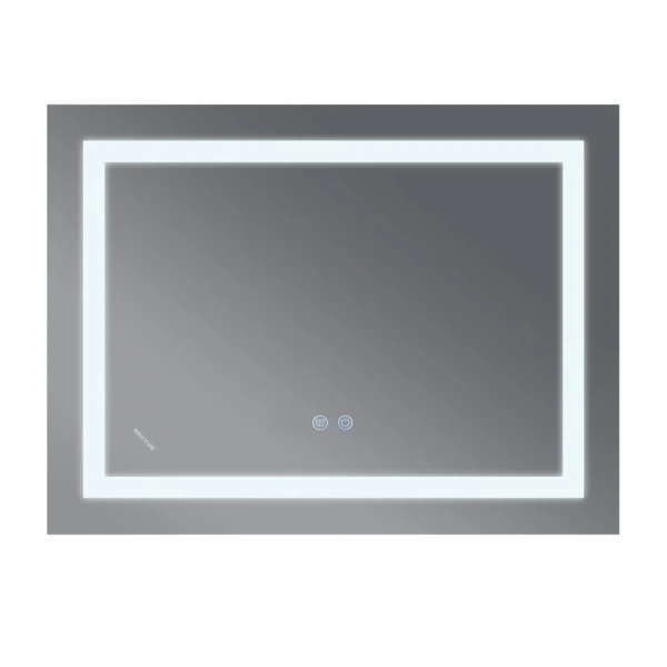 Дзеркало Mixxus WARM MR12-90x70-REVERSE з LED Touch, Anti-fog, димером, рег. яскравості (MI6675)