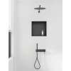 Полиця-ніша для ванної кімнати Mixxus Premium NICHE-0101 BLACK із нержавіючої сталі SUS304 (MI6678)