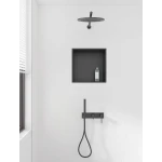 Полка-ниша для ванной комнаты Mixxus Premium NICHE-0101 BLACK из нержавеющей стали SUS304 (MI6678)