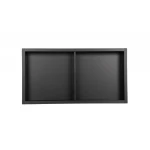 Полиця-ніша для ванної кімнати Mixxus Premium NICHE-0103 BLACK із нержавіючої сталі SUS304 (MI6682)