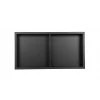Полиця-ніша для ванної кімнати Mixxus Premium NICHE-0103 BLACK із нержавіючої сталі SUS304 (MI6682)