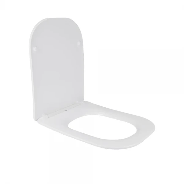 Сидение-крышка для унитаза Mixxus SEAT COVER QUADRO-2003 с микролифтом 430х338х35mm (MI6689)