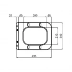 Сидіння-кришка для унітазу Mixxus SEAT COVER WAVE-2001 з мікроліфтом 430х338х35mm (MI6693)