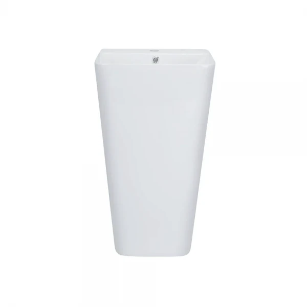 Раковина моноблок Mixxus STYLE-1101 с отверстием под смеситель и переливом 440х380х830mm (MI6696)