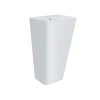 Раковина моноблок Mixxus STYLE-1101 з отвором під змішувач та переливом 440х380х830mm (MI6696)