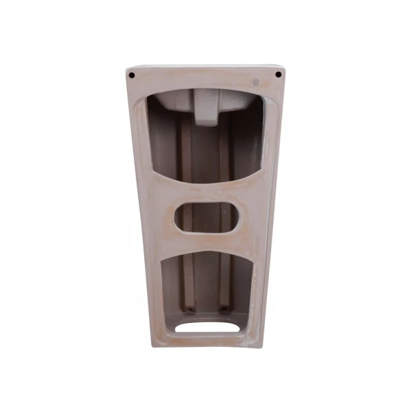 Раковина моноблок Mixxus STYLE-1101 с отверстием под смеситель и переливом 440х380х830mm (MI6696)