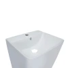 Раковина моноблок Mixxus STYLE-1101 з отвором під змішувач та переливом 440х380х830mm (MI6696)