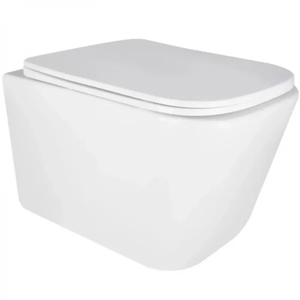 Унітаз підвісний Mixxus QUADRO-0303-T3 485x340x365mm, система змиву TORNADO 3.0 (MI6702)