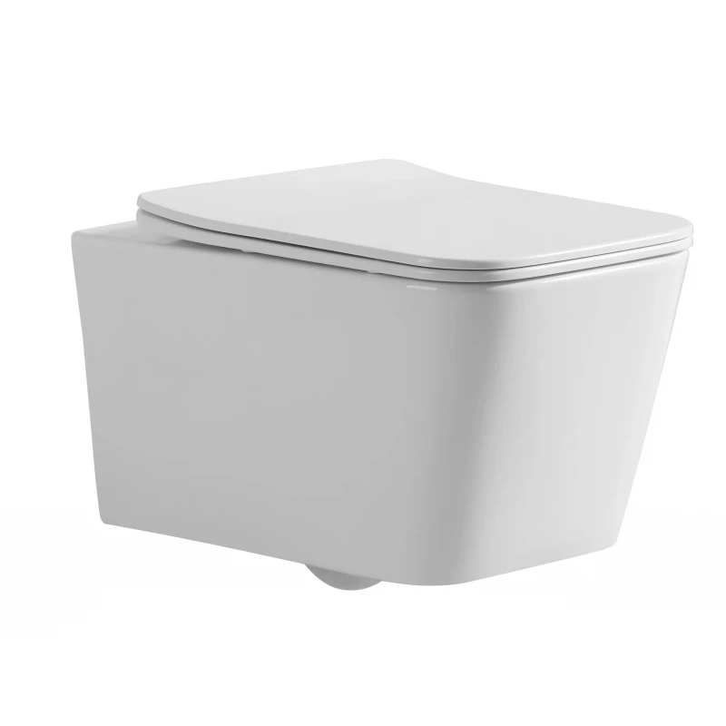 Унітаз підвісний Mixxus QUADRO-0304-R 520x360x365mm, система змиву RIMLESS (MI6707)