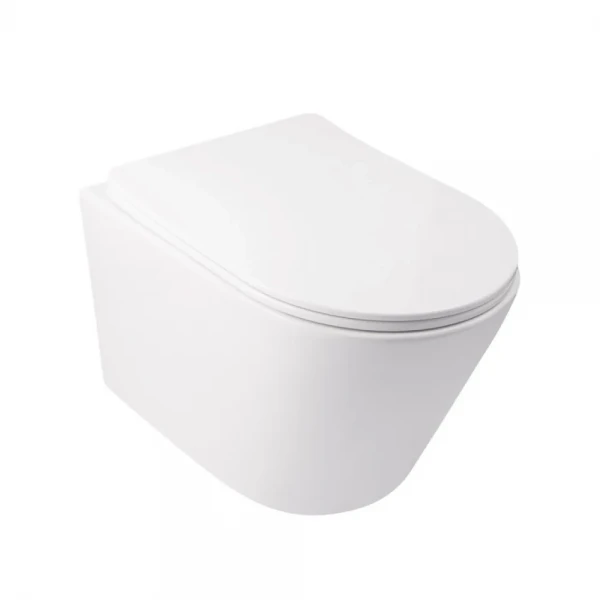 Унитаз подвесной Mixxus BEVEL-0302-R 520x360x365mm, система смыва RIMLESS (MI6709)