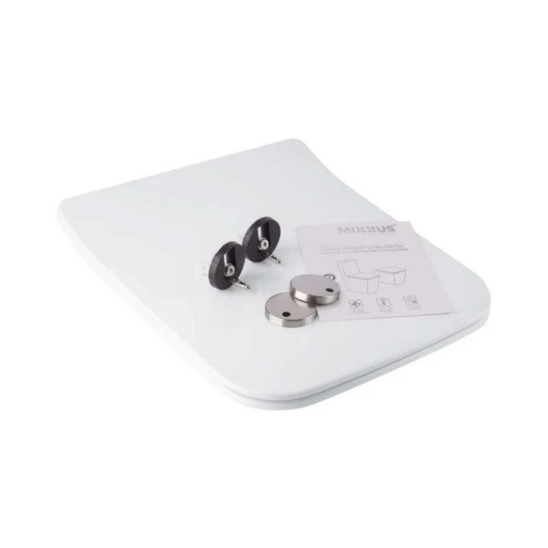 Унітаз-компакт Mixxus QUADRO-0403-R 640x360x835mm, система змиву RIMLESS (MI6710)