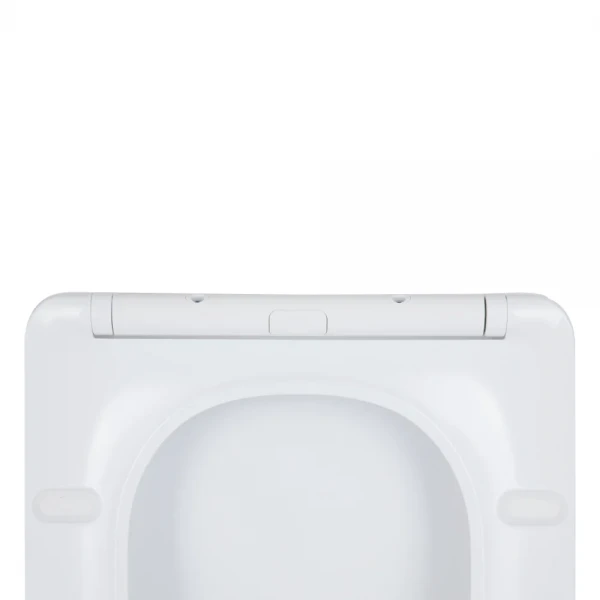 Сидіння-кришка для унітазу Mixxus SEAT COVER QUADRO-2001 з мікроліфтом 450x360x60mm (MI6717)