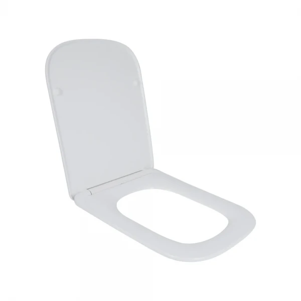 Сидіння-кришка для унітазу Mixxus SEAT COVER QUADRO-2001 з мікроліфтом 450x360x60mm (MI6717)