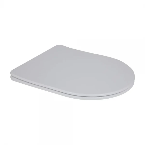 Сидение-крышка для унитаза Mixxus SEAT COVER BEVEL-2001 с микролифтом 455x380x60mm (MI6718)