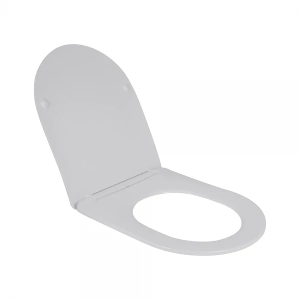 Сидение-крышка для унитаза Mixxus SEAT COVER BEVEL-2001 с микролифтом 455x380x60mm (MI6718)