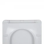Сидіння-кришка для унітазу Mixxus SEAT COVER BEVEL-2001 з мікроліфтом 455x380x60mm (MI6718)