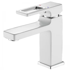 Смеситель для умывальника Mixxus Premium DANTE 001 NUT White-Chrome (MI6792)