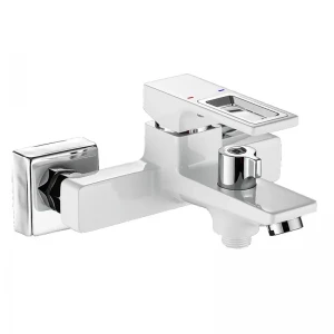 Смеситель для ванны Mixxus Premium DANTE 009 EURO White-Chrome (MI6795)