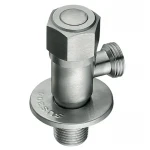 Кран для подключения сантехприборов Mixxus VAL-06-1/2x1/2 из нержавеющей стали SUS304 (MI6809)