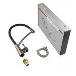 Смеситель для кухни Mixxus Premium ROSSI 017 латунный графит с гибким изливом (MI6829)