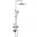 Душевая колонна со смесителем Mixxus Premium NEPTUNE 009-J с кнопкой переключения, 4 режима (MI6832)