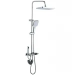 Душевая колонна со смесителем Mixxus Premium RIVIERA 009-J с кнопкой переключения, 4 режима (MI6834)