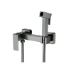 Смеситель настенный с гигиеническим душем Mixxus KUB-222 GRAPHITE из нерж.стали SUS304 (MI6846)
