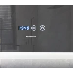 Зеркало Mixxus FLAT MR04-100x80 с Led Touch, Anti-fog, димером, регулятором яркости, часами (MI6927)