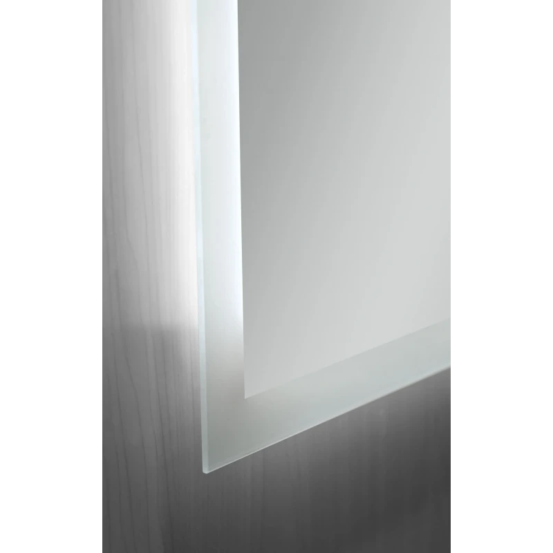 Дзеркало Mixxus FLAT MR04-100x80 з LED Touch, Anti-fog, димером, регулюванням яскравості, годинником (MI6927)