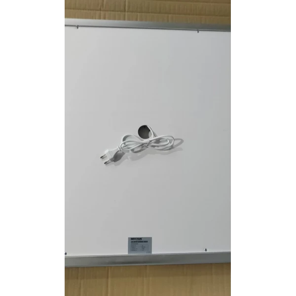 Дзеркало Mixxus FLAT MR04-100x80 з LED Touch, Anti-fog, димером, регулюванням яскравості, годинником (MI6927)
