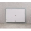 Дзеркало Mixxus FLAT MR04-100x80 з LED Touch, Anti-fog, димером, регулюванням яскравості, годинником (MI6927)