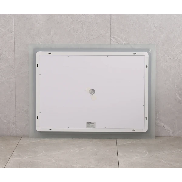 Дзеркало Mixxus FLAT MR04-100x80 з LED Touch, Anti-fog, димером, регулюванням яскравості, годинником (MI6927)