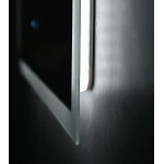 Зеркало Mixxus FLAT MR04-80x60 с Led Touch, Anti-fog, димером, регулятором яркости, часами (MI6928)