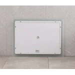 Зеркало Mixxus FLAT MR04-80x60 с Led Touch, Anti-fog, димером, регулятором яркости, часами (MI6928)