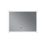 Зеркало Mixxus FLAT MR04-80x60 с Led Touch, Anti-fog, димером, регулятором яркости, часами (MI6928)