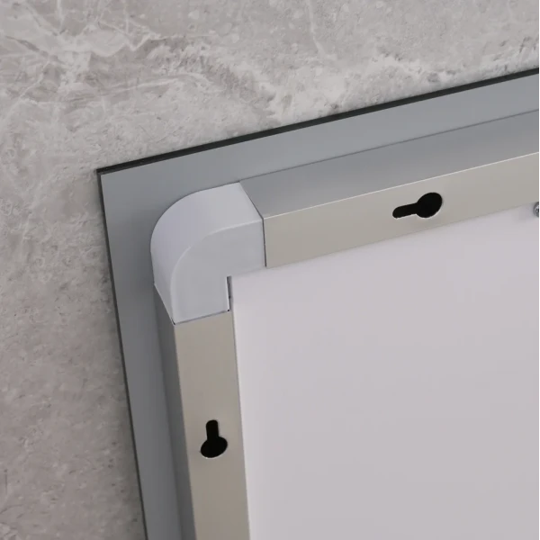 Дзеркало Mixxus HARD MR06-60x80 з LED Touch, Anti-fog, димером, регулюванням яскравості, годинником (MI6929)