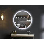 Зеркало Mixxus PLAIN MC10-80 с Led Touch, Anti-fog, димером, регулятором яркости, часами (MI6932)