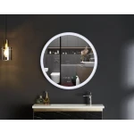 Зеркало Mixxus PLAIN MC10-80 с Led Touch, Anti-fog, димером, регулятором яркости, часами (MI6932)